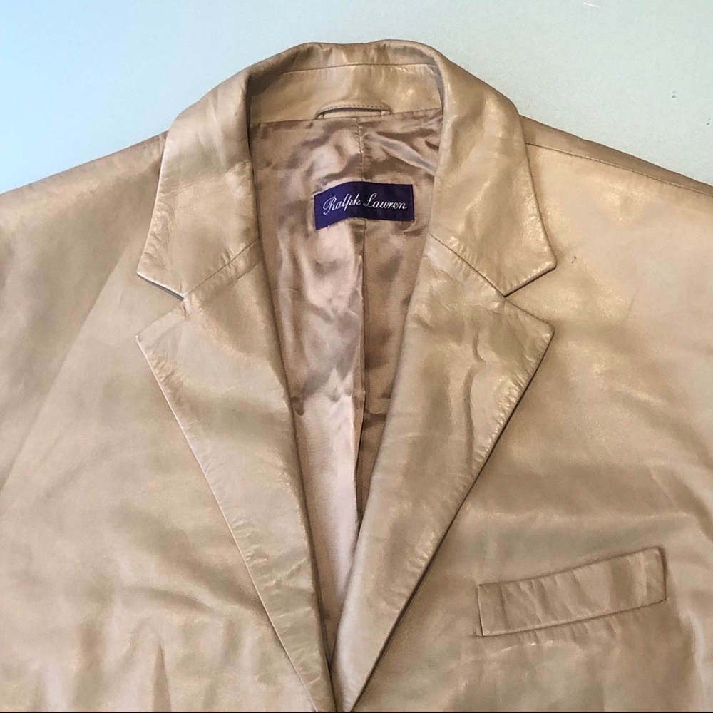 Ralph Lauren Purple Label Lambskin Blazer, 48R